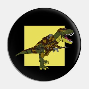 T-rex is a war veteran in prehistoric times #2 Pin