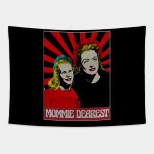 Mommie Dearest  1980s Pop Art Fan Art Tapestry