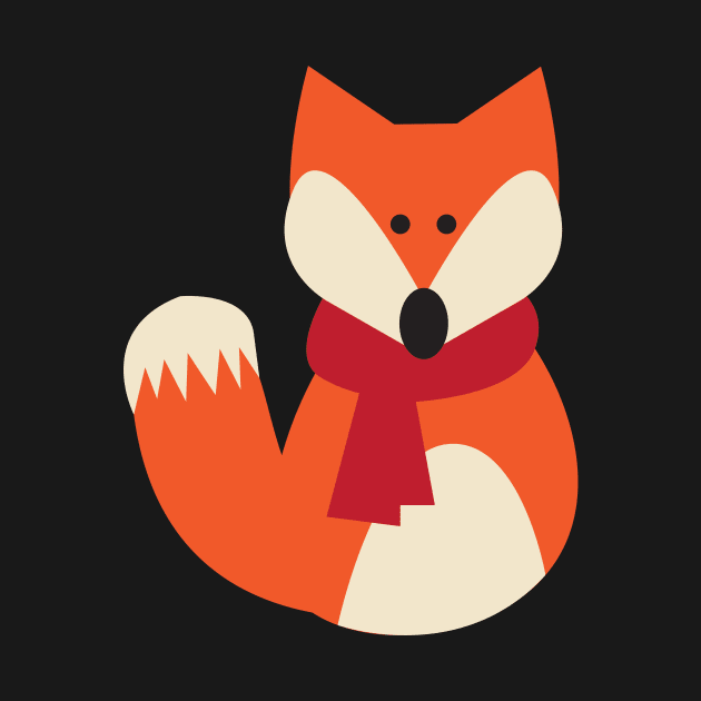 Cute Winter Fox by Lavenderbuttons