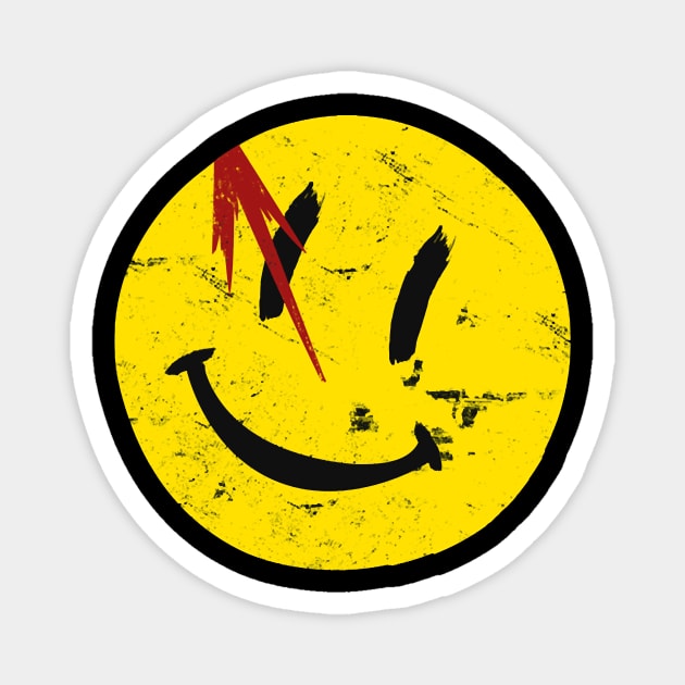 Watchmen Symbol Smile Vintage Magnet by KimberleeScomapu