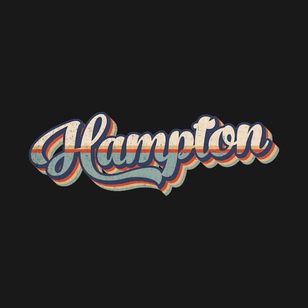 Hampton // Retro Vintage Style by Stacy Peters Art