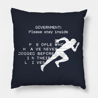 Never Joggers Lockdown Pillow