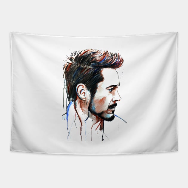 Robert Downey Jr. - There is no guide to life Tapestry by beaugeste2280@yahoo.com