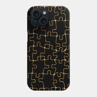 Golden puzzle Phone Case