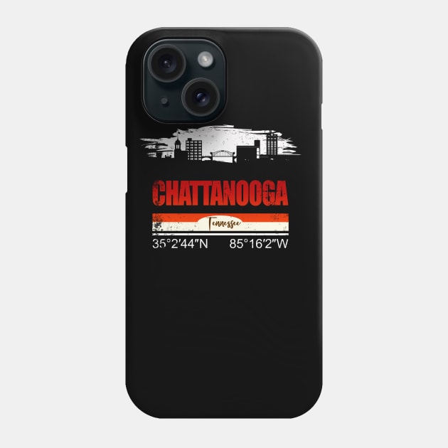 Chattanooga TN Gifts Phone Case by DimDom