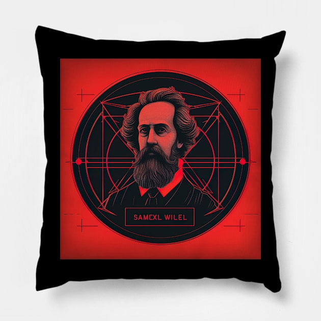 James Clerk Maxwell Pillow by ComicsFactory