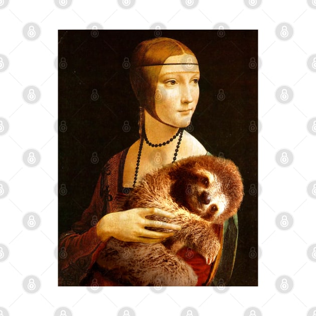 Lady with a Sloth by luigitarini