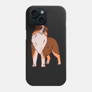 Red Tri Aussie Phone Case