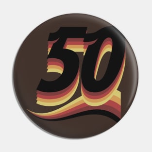 50 Years Old Pin