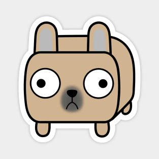 French Bulldog Loaf - Fawn Frenchie Magnet