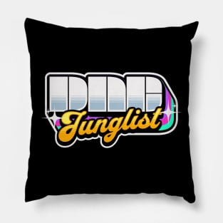 DNB - Junglist Y2K Rainbow Drop Shadow Pillow