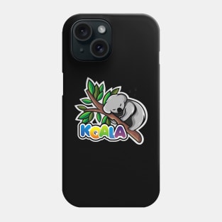 Koala Sleeping on a Tree Branch Phone Case