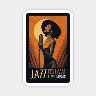 Jazz Festival Live Music Magnet