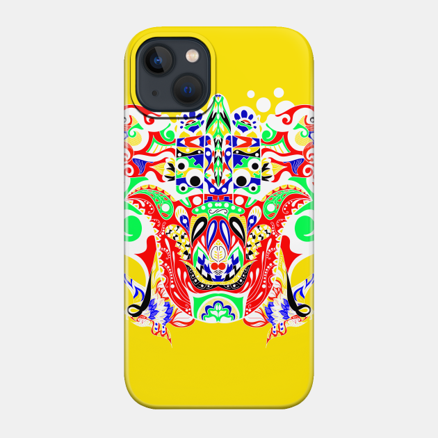 kaiju monsters madness ecopop mandala - King Of The Monsters - Phone Case