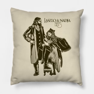 Laszlo And Nadja-Retro Pillow