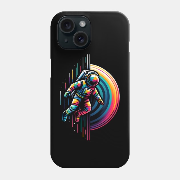 Geometric Astronaut Odyssey Phone Case by The Tee Bizarre