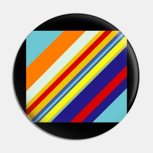 Retro Stripes Pin