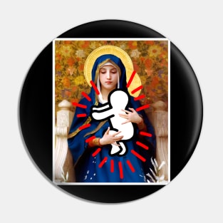 Madonna and Child Pin