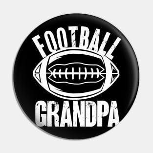 Funny Grandpa American Football Pin