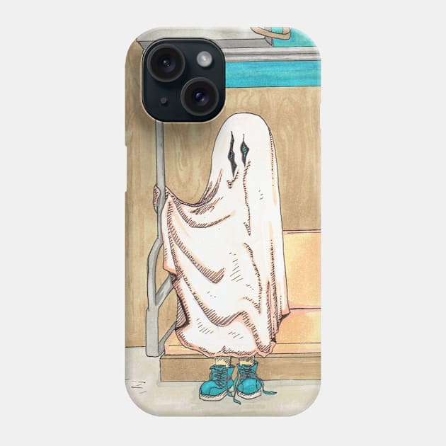 Ghost bus-Elliot Rides The Bus Phone Case by The Cryptid Court