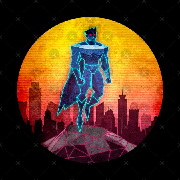 1980s Retro Superhero by GWENT