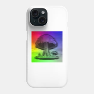 Glitched Mushroom Phone Case