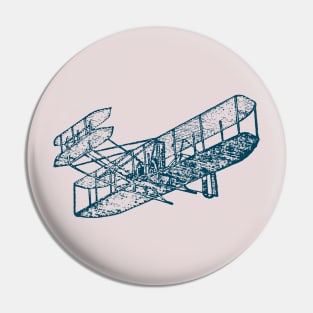 Historical plane design Pin