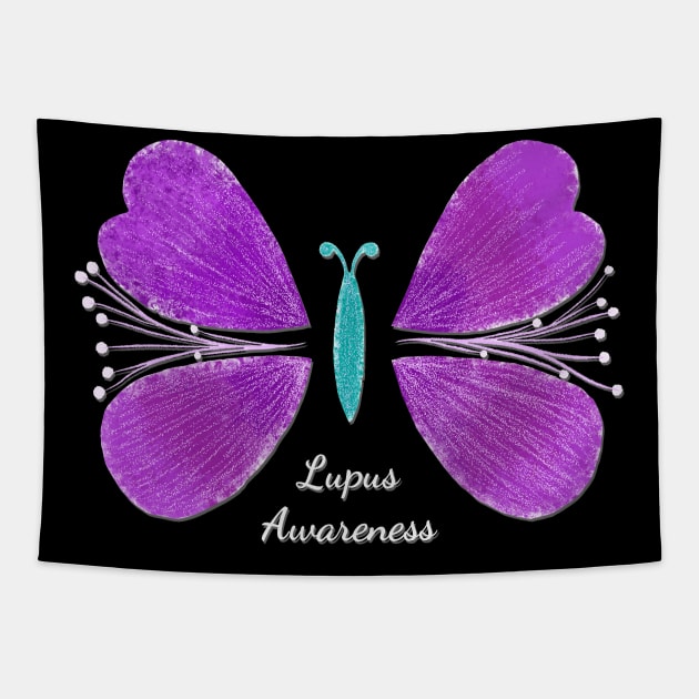 Lupus Awareness Tapestry by Happimola