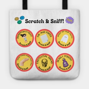 Disappointing Scratch and Sniff Stickers Tote