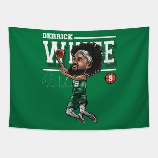 Derrick White Boston Cartoon Tapestry