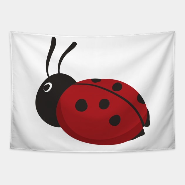 Ladybird " Ladybug " Tapestry by Gigart