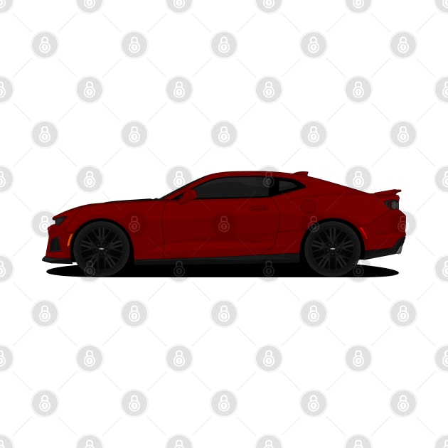 CAMARO DARK-RED by VENZ0LIC