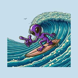 Alien surfer T-Shirt