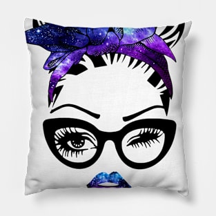 March Girl Galaxy Pillow