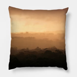 Evening Light in the Hills Pillow