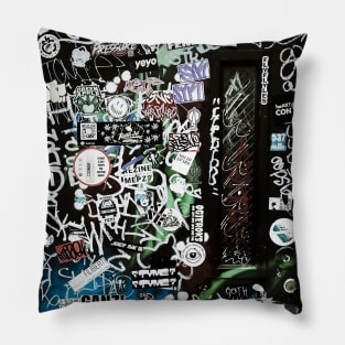 Street Graffiti Urban Tags Style Pillow