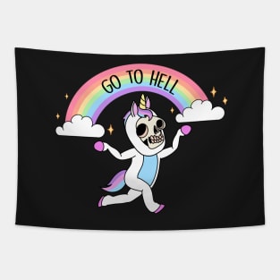 Unicorn rainbow Onesie Tapestry