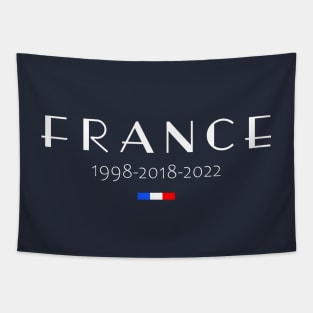 Vintage France 1998 2018 2022 French Flag Tapestry