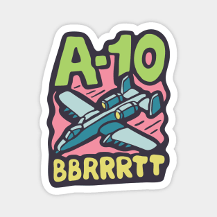 A10 Warthog Bomber plane Magnet