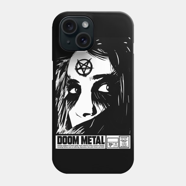 DOOM METAL COMIC Phone Case by theanomalius_merch