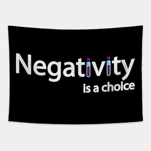 Negativity is a choice - be mindful Tapestry