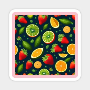 Strawberry Orange Magnet
