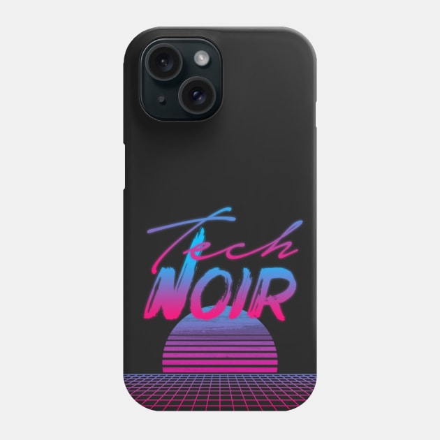 Tech Noir Phone Case by DylanBlairIllustration