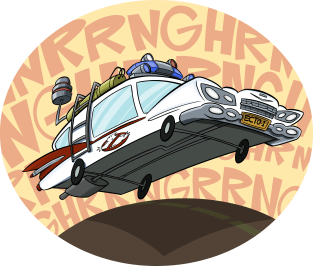 Ecto-1 Magnet