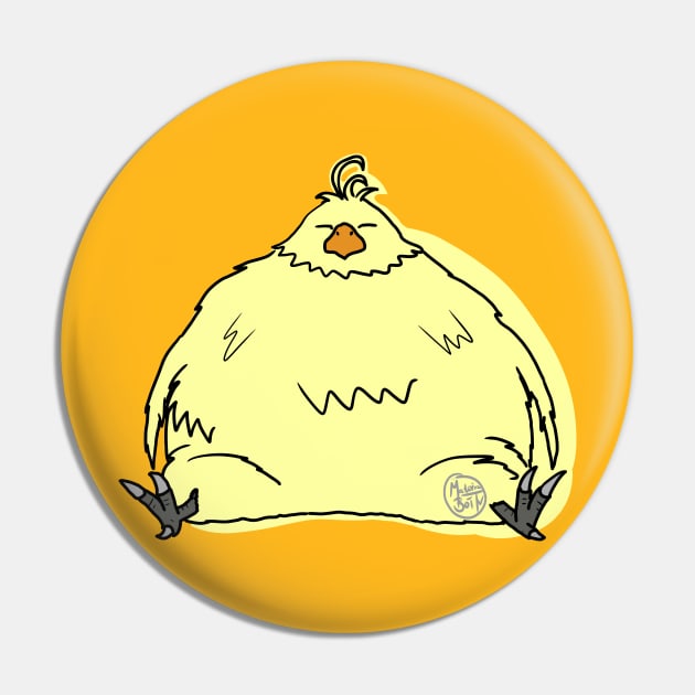 Choco-Chonk sleepy MateriaMerch Pin by Materiaboitv