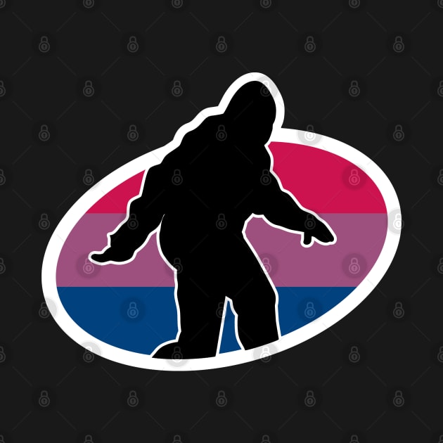 Bisexual Bigfoot Cryptid Pride by Nerd Trinkets