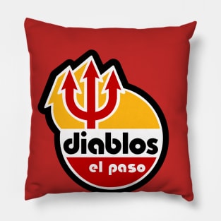 Retro El Paso Diablos Baseball 1974 Pillow