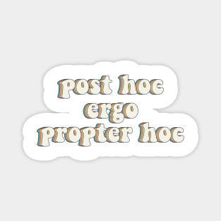 West Wing Post Hoc Ergo Propter Hoc Magnet