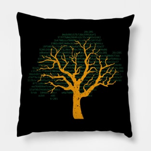 Binary Tree Computer Coding Pillow