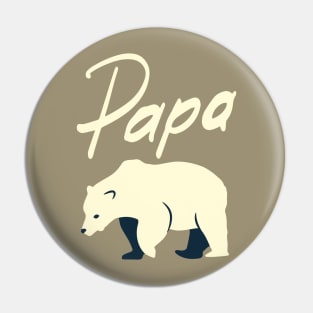Papa bear Design Pin